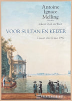 Antoine Ignace Melling exhibition poster - for Sultan and Emperor - Rijksmuseum Amsterdam - art print - 1992 - Levantine Artists