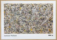 Jackson Pollock exhibition poster - Number 1, 1949 - MOCA - American painter - museum artist - large art print - 2018