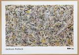 Jackson Pollock exhibition poster - Number 1, 1949 - MOCA - American painter - museum artist - large art print - 2018