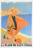 Roger Broders exhibition poster - Corsica - mediterranean island - France - Travel - Tourism - art print - reproduction
