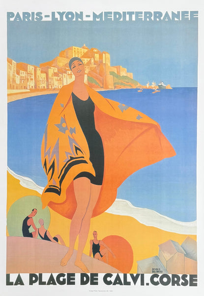 Roger Broders exhibition poster - Corsica - mediterranean island - France - Travel - Tourism - art print - reproduction