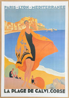 Roger Broders exhibition poster - Corsica - mediterranean island - France - Travel - Tourism - art print - reproduction