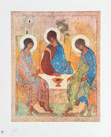 Andrei Rublev exhibition poster - Icon of the Trinity - museum artist - art print