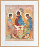 Andrei Rublev exhibition poster - Icon of the Trinity - museum artist - art print