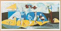 Pablo Picasso exhibition poster - La Joie de Vivre ou Antipolis - museum artist - art print - 1997
