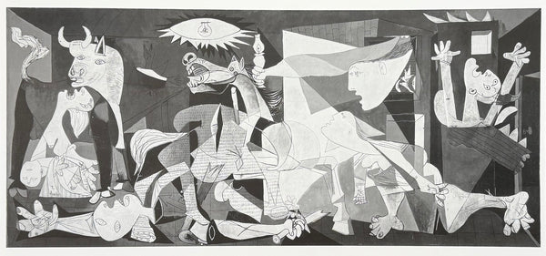 Pablo Picasso exhibition poster - Guernica, 1937 - museum artist - art print