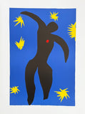 Henri Matisse exhibition poster - Jazz - Icarus - French Art - museum artist - art print - excellent - 1999