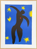 Henri Matisse exhibition poster - Jazz - Icarus - French Art - museum artist - art print - excellent - 1999