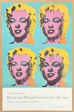 Andy Warhol exhibition poster - Four Marilyns - museum artist - art print - Princeton University - 1985