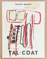 Pierre Tal-Coat exhibition poster - Galerie Maeght - museum artist - art print - Tachisme