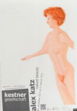 Alex Katz exhibition poster - Pink Nude - Naked Beauty - museum artist - art print - pop art - 2011