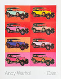 Andy Warhol exhibition poster - Cars - Mercedes Benz - Type 400 - museum artist - art print - pop art - 1988