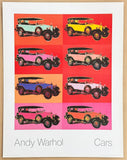 Andy Warhol exhibition poster - Cars - Mercedes Benz - Type 400 - museum artist - art print - pop art - 1988