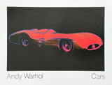 Andy Warhol exhibition poster - Cars - Mercedes Benz - Formula 1 - museum artist - art print - pop art - offset lithograph - 1988