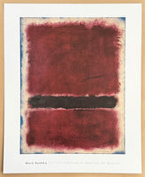 Mark Rothko exhibition poster - Untitled - Smithsonian American Art Museum - museum artist - large art print - 2018