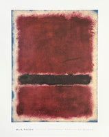 Mark Rothko exhibition poster - Untitled - Smithsonian American Art Museum - museum artist - large art print - 2018