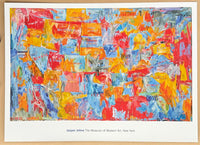 Jasper Johns exhibition poster - Map, 1961 - The Museum of Modern Art - museum artist - large art print - 2016