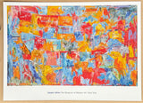 Jasper Johns exhibition poster - Map, 1961 - The Museum of Modern Art - museum artist - large art print - 2016