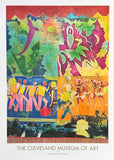 Romare Bearden exhibition poster - Wrapping it up at the Lafayette - The Cleveland Museum of Art - American artist - art print - 2016