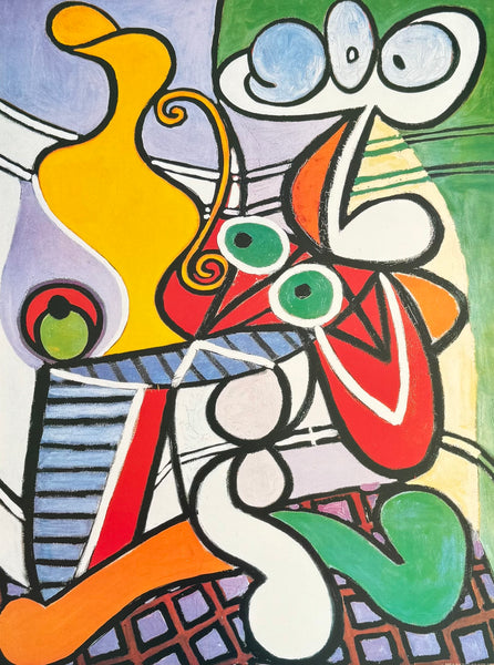 Pablo Picasso exhibition poster - Nature morte - still life - museum artist - art print - 1997