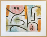 Paul Klee exhibition poster - Broken key - museum artist - art print - excellent