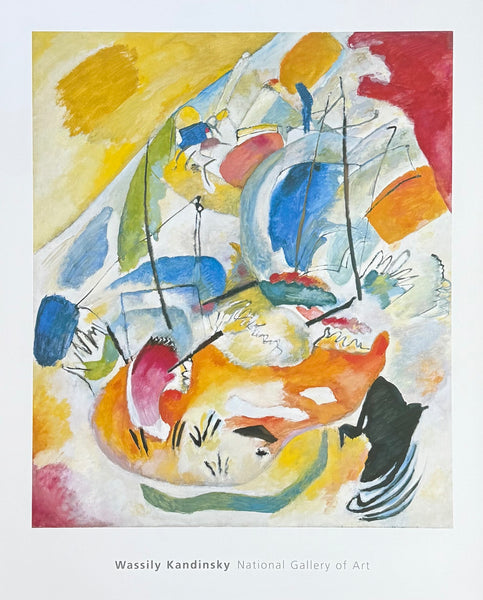 Wassily Kandinsky exhibition poster - Improvisation 31 - National Gallery of Art - museum artist - art print - 2015