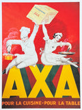 AXA - Margarine exhibition poster - Butter - kitchen art - French advertisement - art print - offset litho - restaurant - breakfast