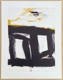 Franz Kline exhibition poster - Zinc doors - museum artist - art print - abstract - expressionism - 2004