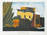 Arthur Dove exhibition poster - Tanks - museum artist - art print - American painter - 1998