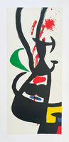 Joan Miro exhibition poster - The head of the crew - museum artist - art print - surrealism - offset litho - 1999
