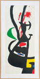 Joan Miro exhibition poster - The head of the crew - museum artist - art print - surrealism - offset litho - 1999