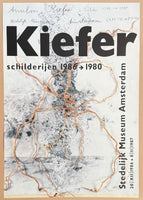 Anselm Kiefer exhibition poster - Stedelijk Museum Amsterdam - museum artist - art print - 1986