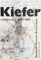Anselm Kiefer exhibition poster - Stedelijk Museum Amsterdam - museum artist - art print - 1986