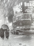 New York City exhibition poster - Times Square, 1948 - billboard - Joan of Arc - Ingrid Bergman - black white photography - art print