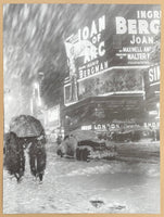 New York City exhibition poster - Times Square, 1948 - billboard - Joan of Arc - Ingrid Bergman - black white photography - art print
