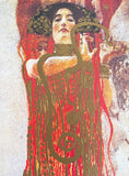 Gustav Klimt exhibition poster - Hygieia - museum artist - art print - offset litho