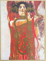 Gustav Klimt exhibition poster - Hygieia - museum artist - art print - offset litho