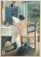LA Ring exhibition poster - The breakfast table - museum artist - art print - offset lithograph - Danish artist