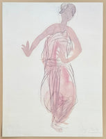 Auguste Rodin exhibition poster - Cambodian dancer - French Art - museum artist - art print
