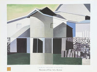 Charles Sheeler exhibition poster - Lunenberg - museum artist - art print - American Realism