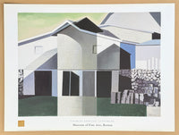 Charles Sheeler exhibition poster - Lunenberg - museum artist - art print - American Realism