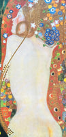 Gustav Klimt exhibition poster - Sea Serpents IV - museum artist - art print - offset litho