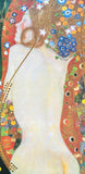 Gustav Klimt exhibition poster - Sea Serpents IV - museum artist - art print - offset litho