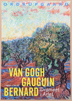 Vincent van Gogh exhibition poster - A drama in Arles - museum artist - art print - offset lithograph - Gauguin - Bernard