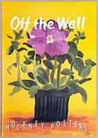 David Hockney exhibition poster - Off the Wall - Still Life - flowers - museum artist - art print