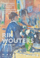 Rik Wouters exhibition poster - Belgian painter - fauvism - museum artist - art print - 2017
