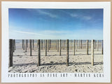 Martin Kers exhibition poster - Beach - Sea - Symmetry - Dutch Photographer- art print - 1983