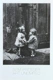 Sem Presser exhibition poster - Rome - kids laughing - black and white photography - funny - love - romantic - art print