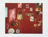 Henri Matisse exhibition poster - The Red Studio - museum artist - art print - 2017