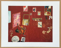 Henri Matisse exhibition poster - The Red Studio - museum artist - art print - 2017